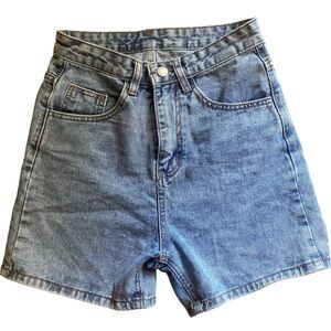 High Waisted Medium Wash Denim Jeans